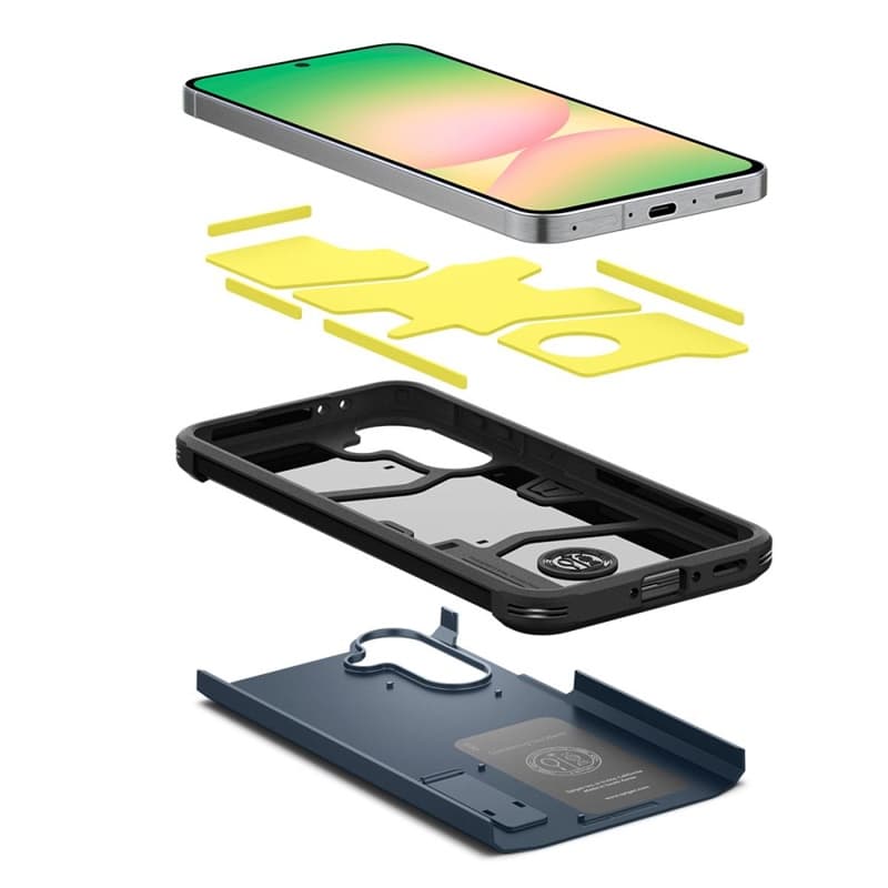 Spigen Tough Armor - Case for Samsung Galaxy A56 5G (Metal Slate) 7