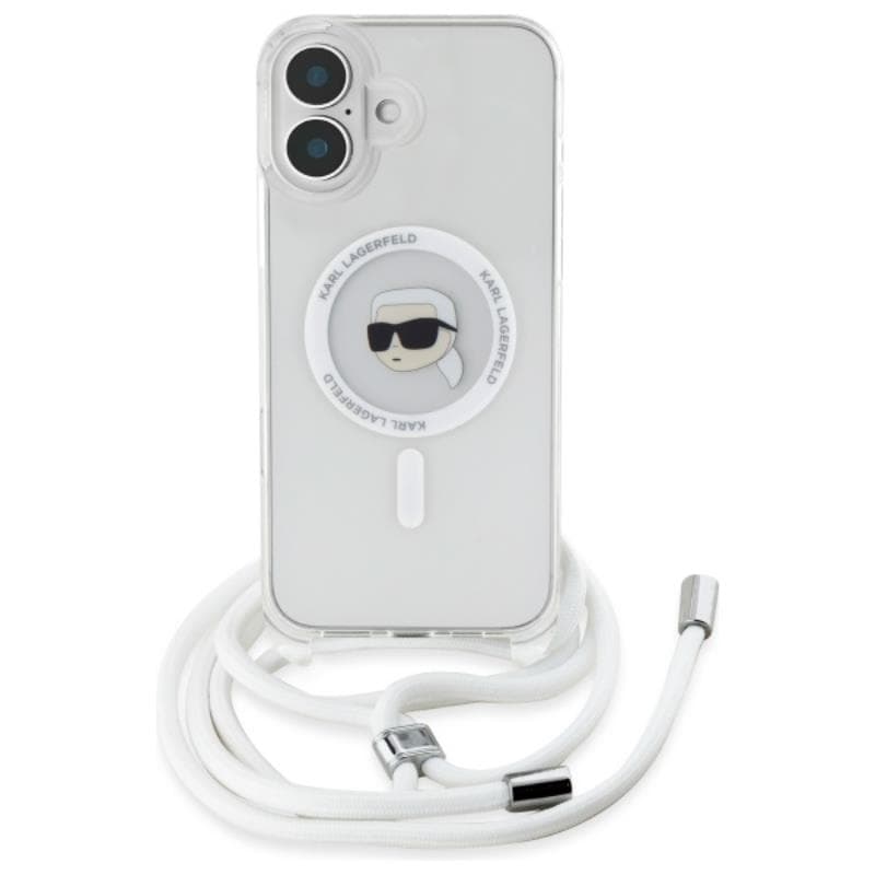 Karl Lagerfeld Crossbody IML Karl Head MagSafe - Case for iPhone 16 (transparent) 2