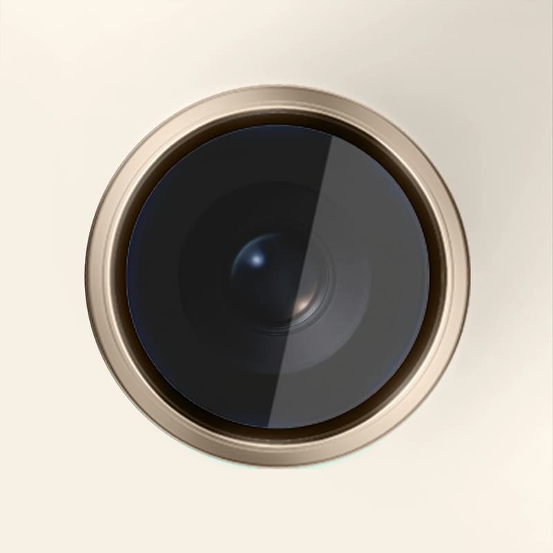 3mk HARDY Lens Protection Pro - Camera Lens Glass for iPhone Air (Titanium Gold) 3