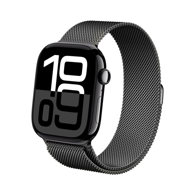 Crong Milano Steel - Stainless Steel Strap for Apple Watch 38/40/41/42 mm (Graphite) 1
