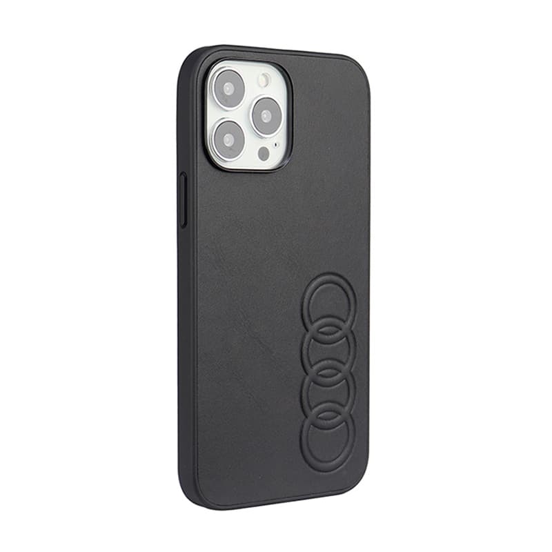 Audi Synthetic Leather - Case for iPhone 13 Pro Max (Black) 2