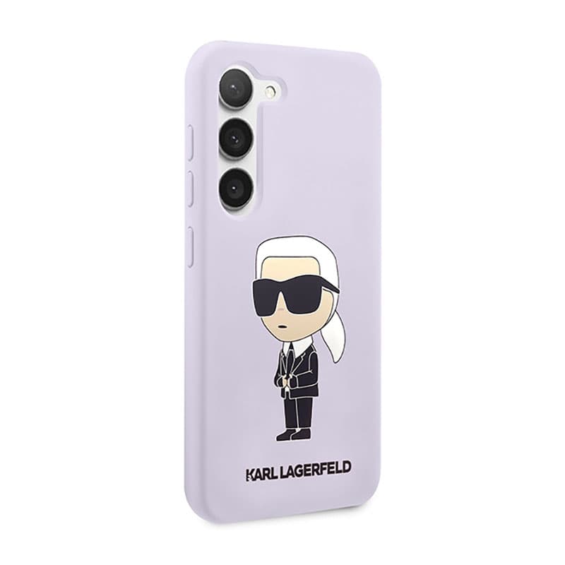 Karl Lagerfeld Silicone NFT Ikonik - Case for Samsung Galaxy S23+ (Purple) 4
