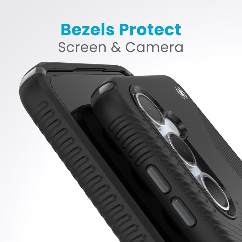 Speck Presidio2 Grip - Samsung Galaxy S24 FE Case (Black/Slate Gray/White) 6