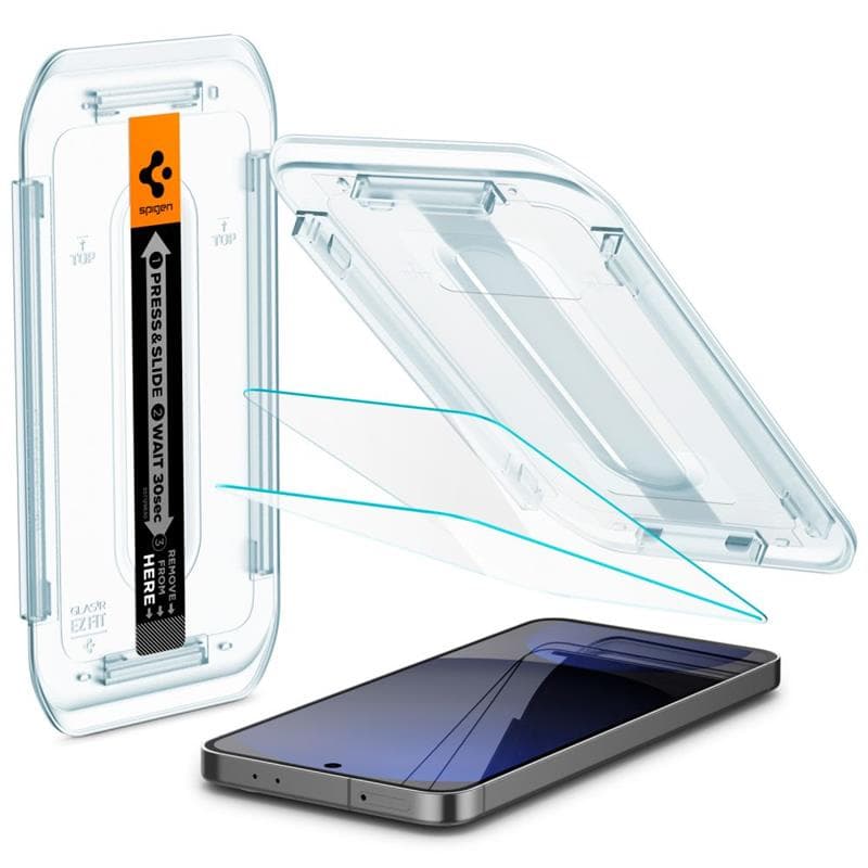 Spigen GLAS.TR EZ FIT 2-Pack - Tempered Glass for Samsung Galaxy A56 5G / S24 FE (2 pieces) 8
