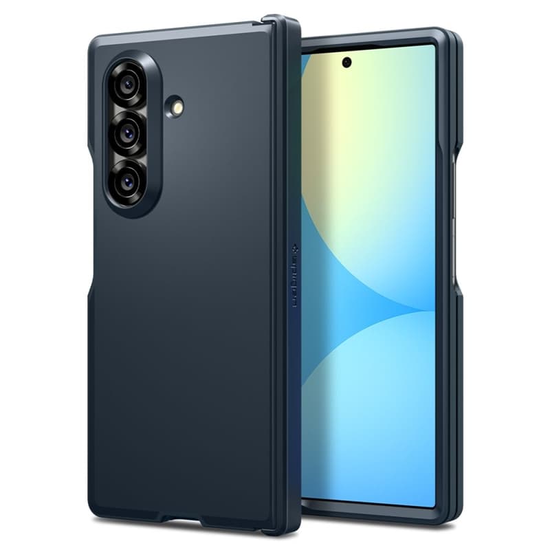 Spigen Tough Armor Pro Mag MagSafe - Case for Samsung Galaxy Z Fold 7 (Metal Slate) 2