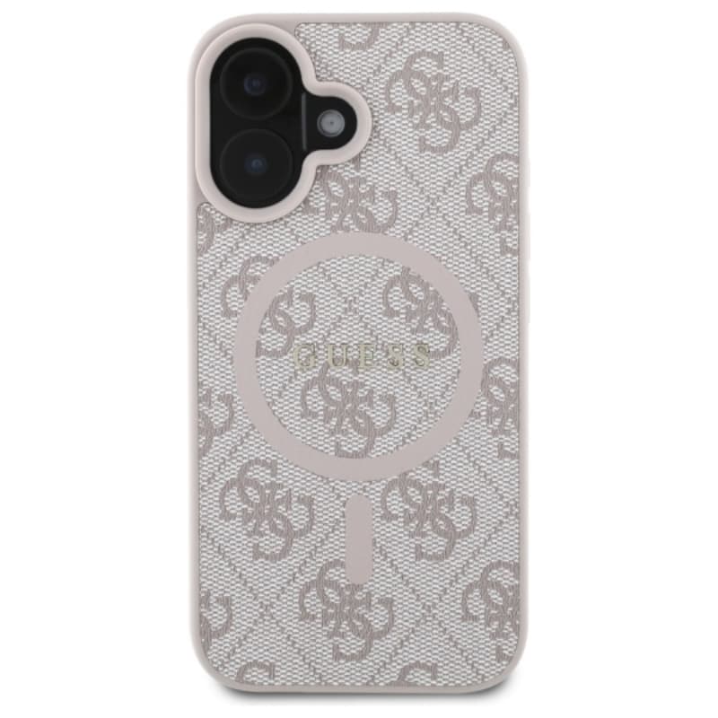 Guess 4G Ring Classic Logo MagSafe - Case for iPhone 16 (pink) 3