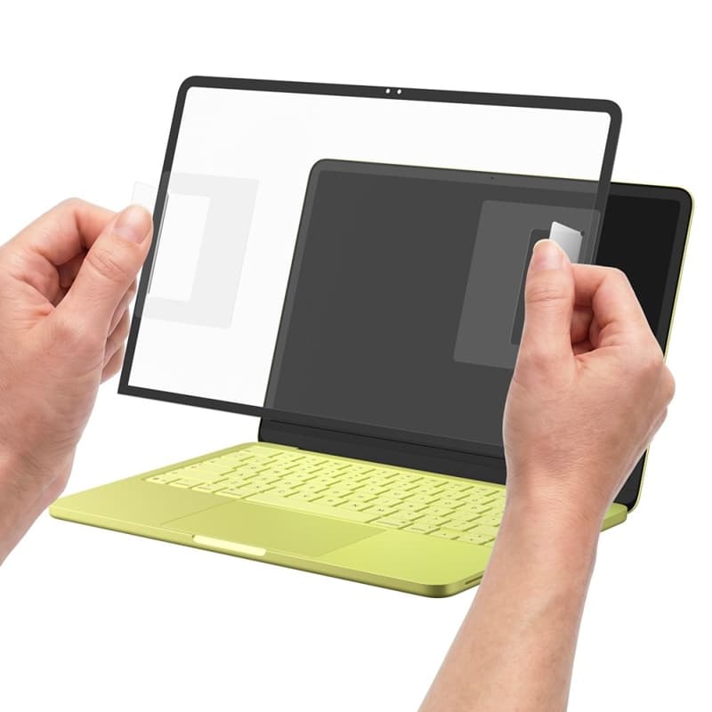 Spigen Glas.tR Slim FC - Tempered Glass for MacBook Neo (Black Frame) 4