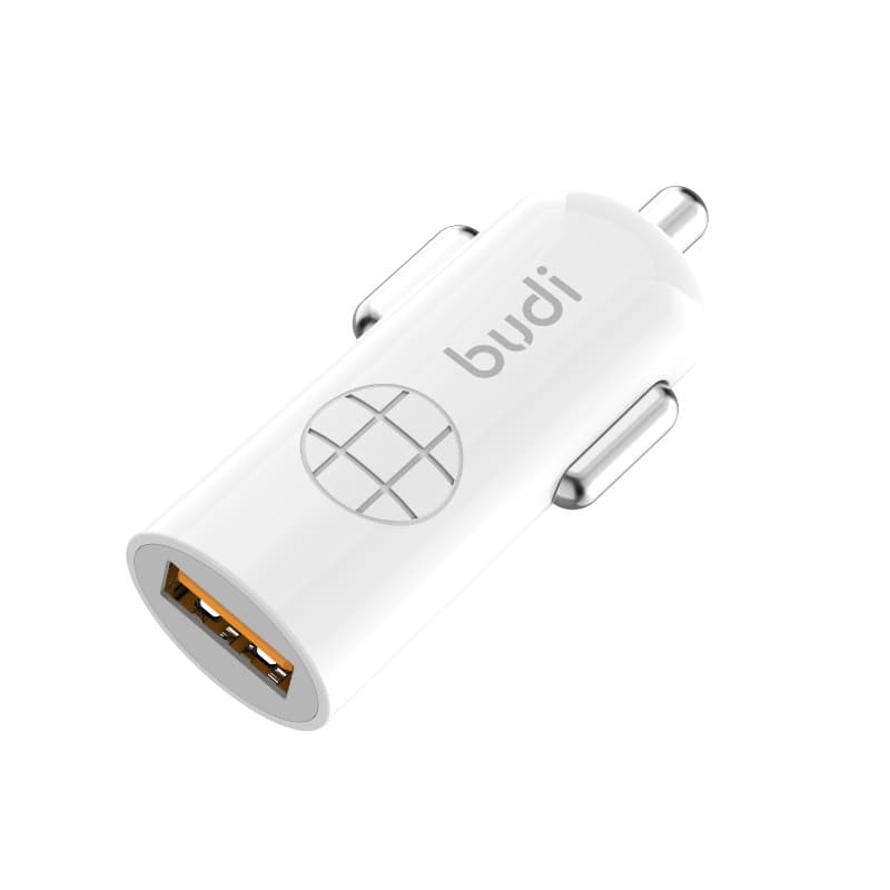 Budi - 1 USB car charger with LED indicator 1