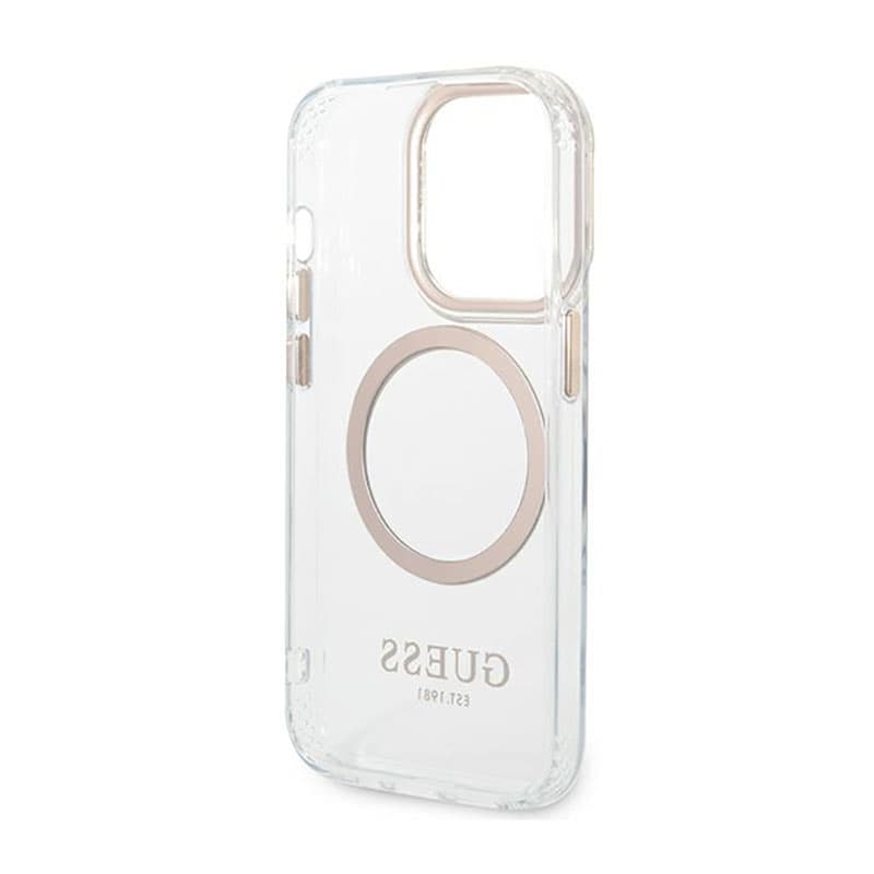 Guess Metal Outline MagSafe - Case for iPhone 14 Pro (Clear) 7