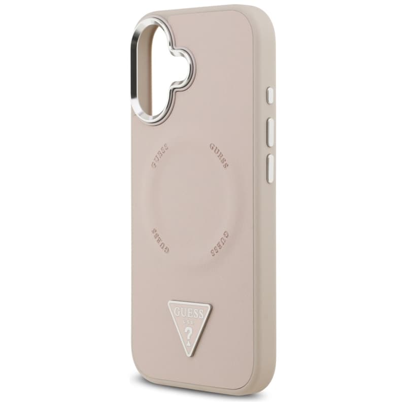 Guess Triangle Logo MagSafe - Case iPhone 17 (Pink) 6