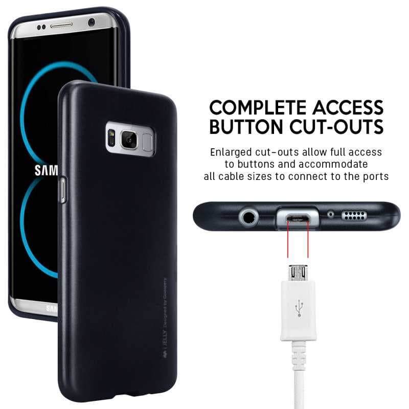 Mercury I-Jelly - Case for Samsung Galaxy S8+ (Black) 5