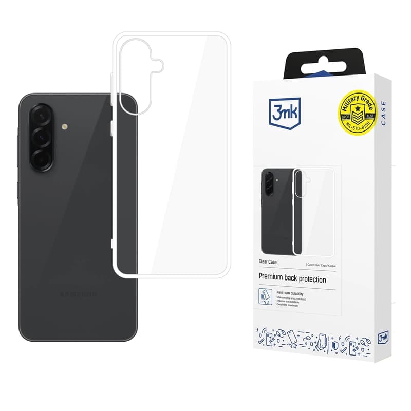 3mk Clear Case - Case for Samsung Galaxy A37 (Transparent)