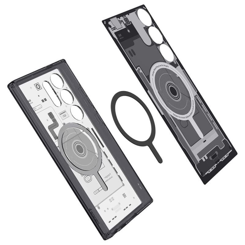 Spigen Ultra Hybrid OneTap Ring MagSafe - Case for Samsung Galaxy S24 Ultra (Zero One) 5