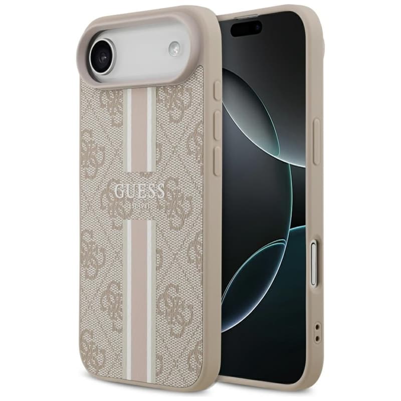 Guess 4G Printed Stripes MagSafe - Case iPhone Air (pink)