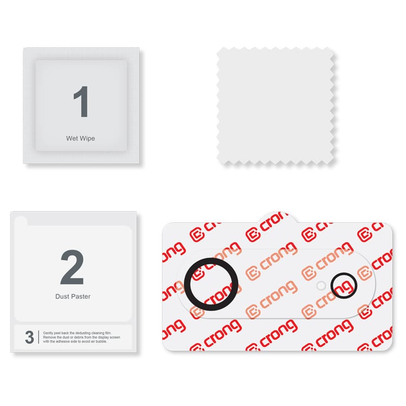 Crong Lens Shield - Glass for the iPhone Air camera and lens 2