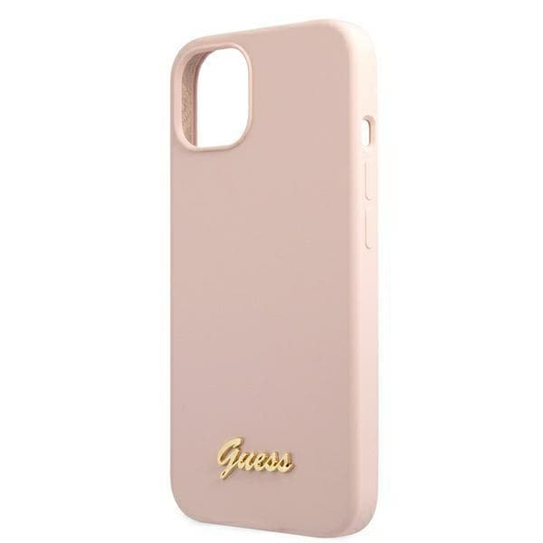 Guess Silicone Script - Case for iPhone 12 / iPhone 12 Pro (pink) 5