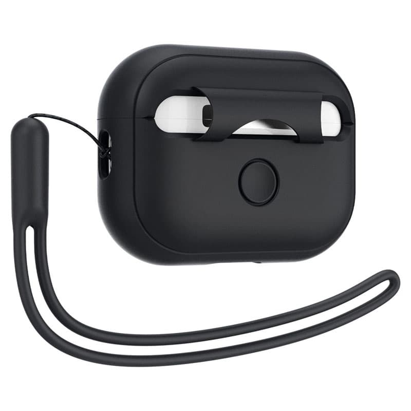 Spigen Silicone Fit Strap - Case for Apple AirPods Pro 1 / 2 (Black) 4
