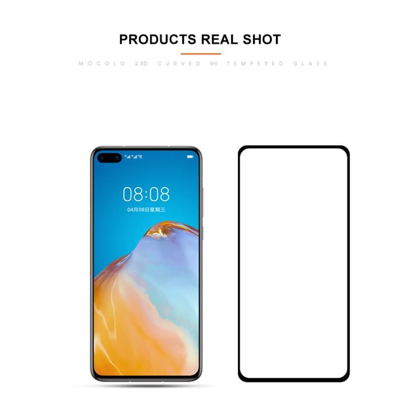 Mocolo 2.5D Full Glue Protective Glass for Huawei P40 1