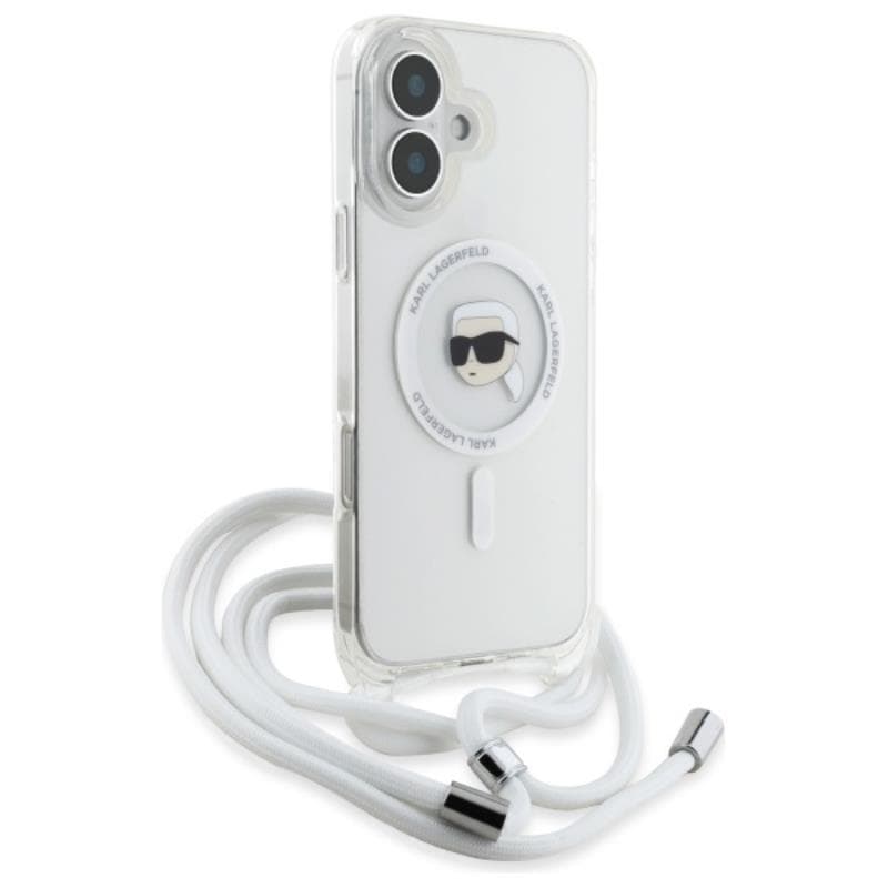 Karl Lagerfeld Crossbody IML Karl Head MagSafe - Case for iPhone 16 (transparent) 3