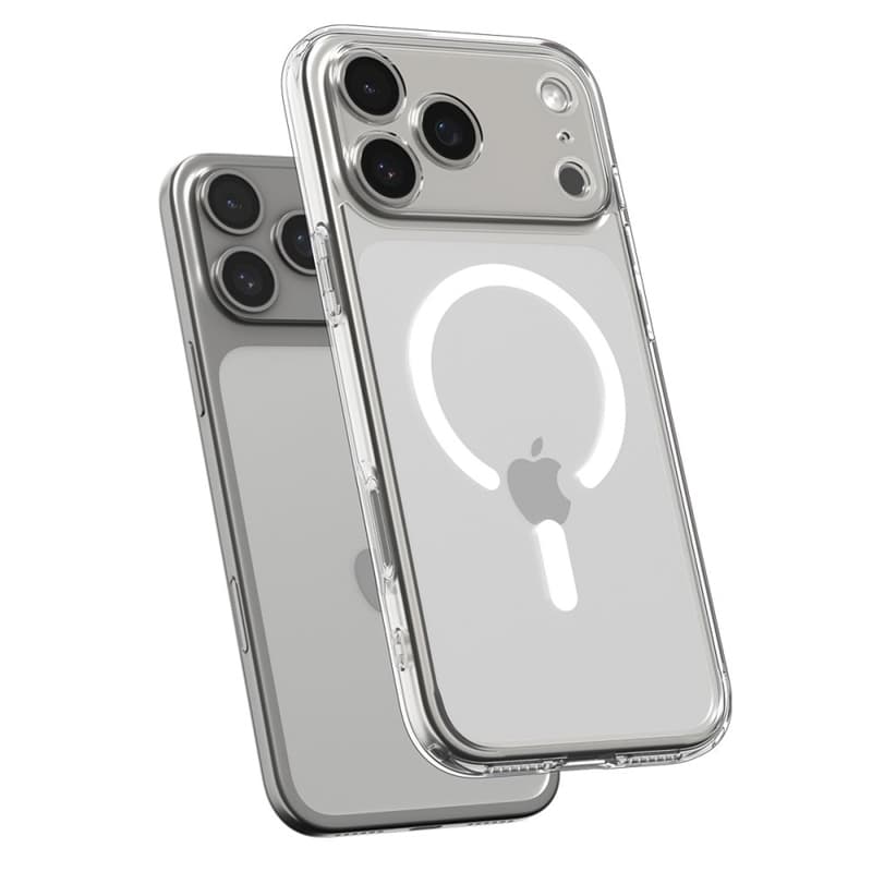 Spigen Ultra Hybrid Mag MagSafe - Case for iPhone 17 Pro Max (Clear/White) 5