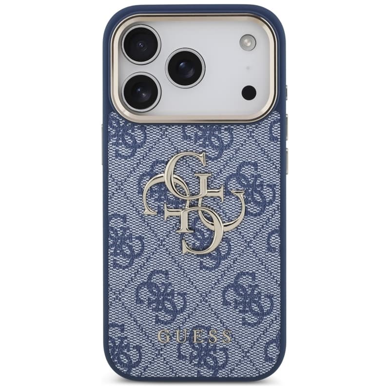 Guess 4G Big 4G Classic Logo - Case iPhone 17 Pro (Blue / Gold) 3