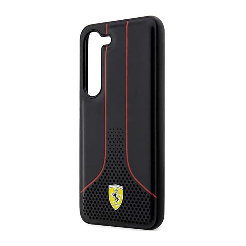 Ferrari Perforated 296P Collection - Case for Samsung Galaxy S23+ (Black) 6