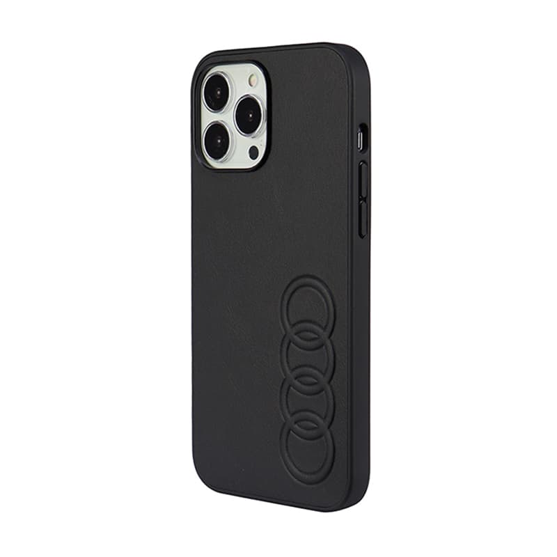 Audi Synthetic Leather - Case for iPhone 13 Pro Max (Black) 3