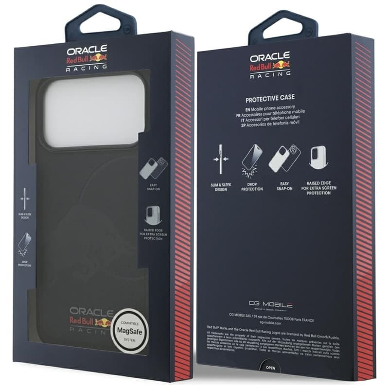 Red Bull Meshed Debossed Bull MagSafe - iPhone 17 Pro Max Case (Navy Blue) 8