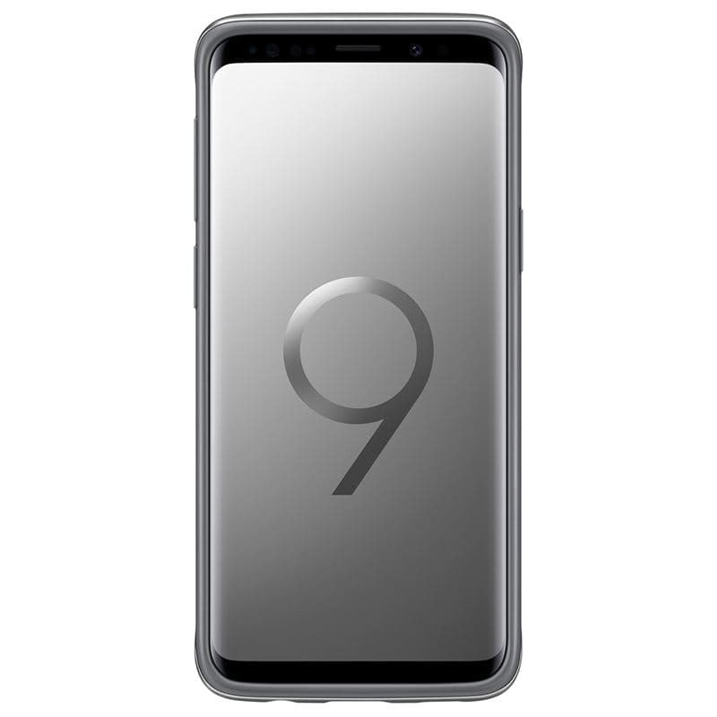 Samsung Protective Standing Cover - Case for Samsung Galaxy S9 with kickstand (Silver) 3