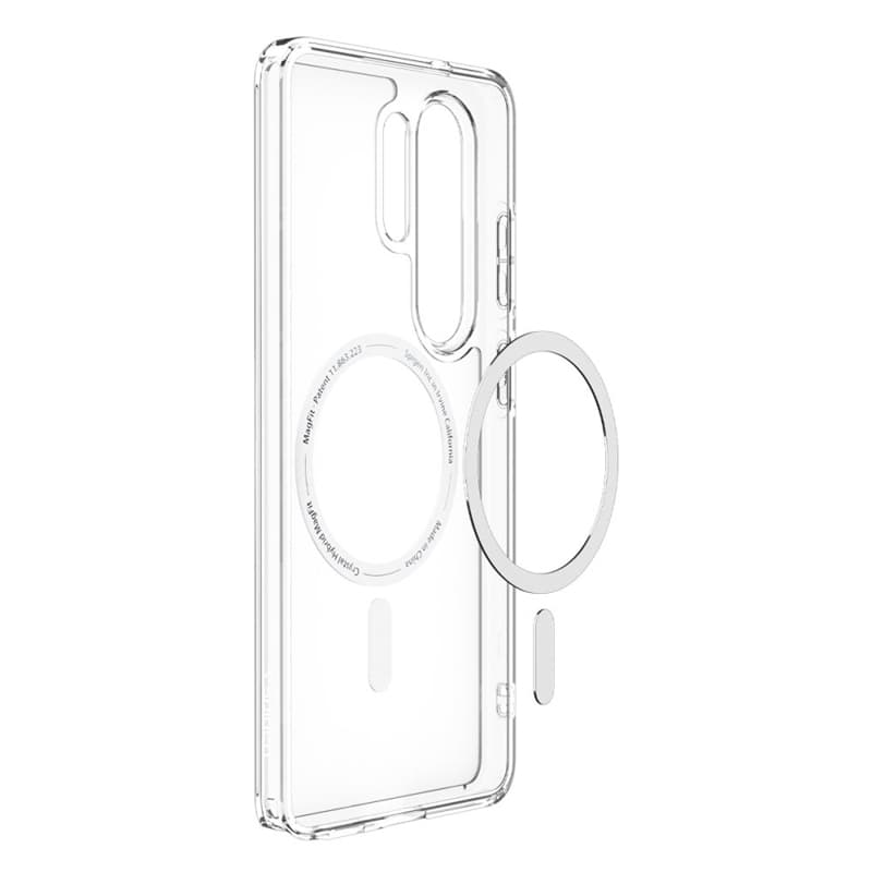 Spigen Ultra Hybrid Mag MagSafe - Case for Samsung Galaxy S26 Ultra (Clear/White) 5