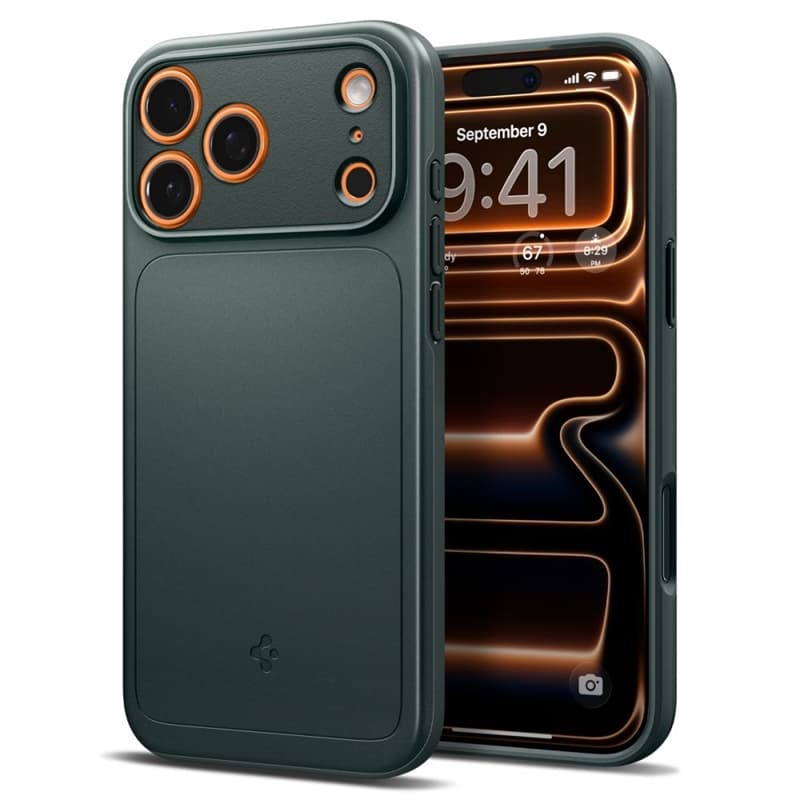 Spigen Thin Fit Mag MagSafe - Case for iPhone 17 Pro Max (Abyss Green) 3