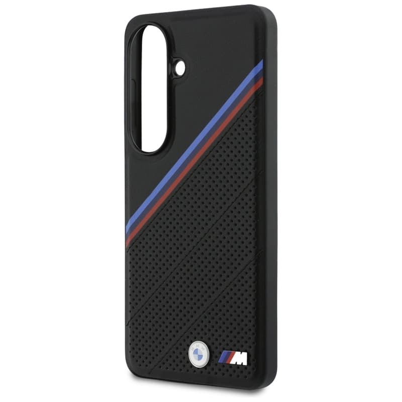 BMW Tricolor Metal Logo MagSafe - Samsung Galaxy S26 Case (Black) 6