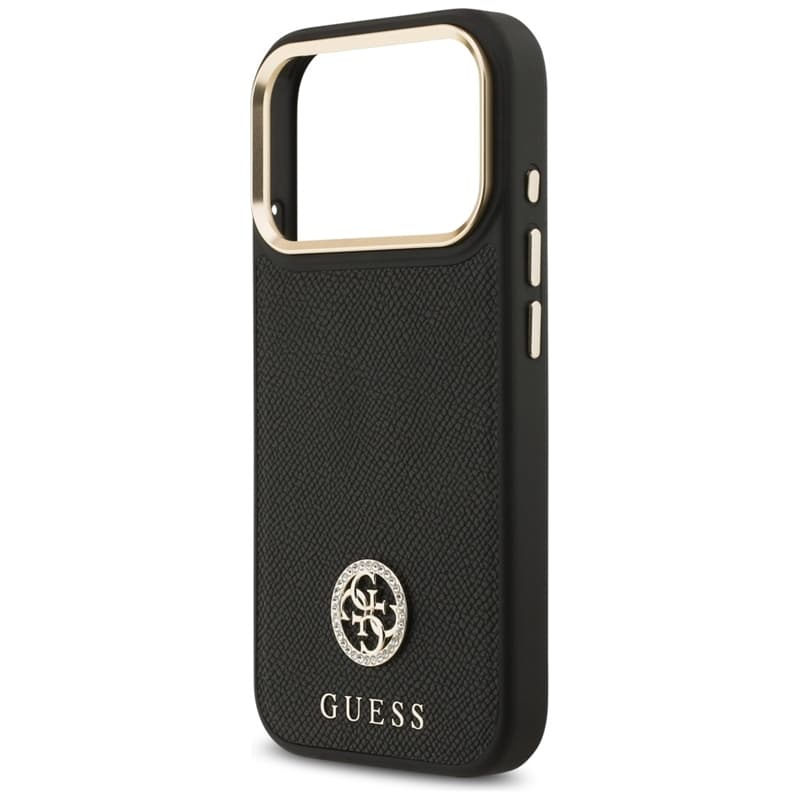 Guess Grained Strass Logo MagSafe - Case iPhone 17 Pro (black) 6