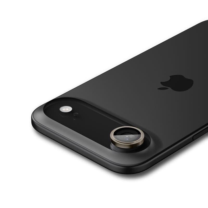 Spigen Optik Pro GLAS.TR EZ Fit Camera Protector 2-Pack - Camera Lens Glass for iPhone Air (2 pcs) (Gold) 4