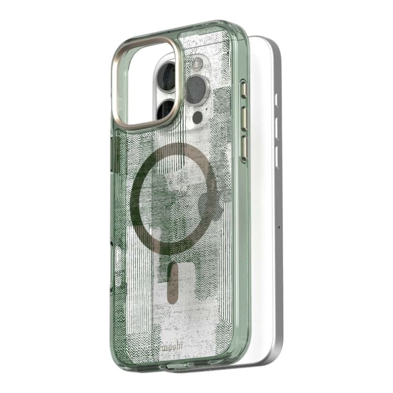 Moshi iGlaze MagSafe - Case for iPhone 16 Pro (Sunlit Green)