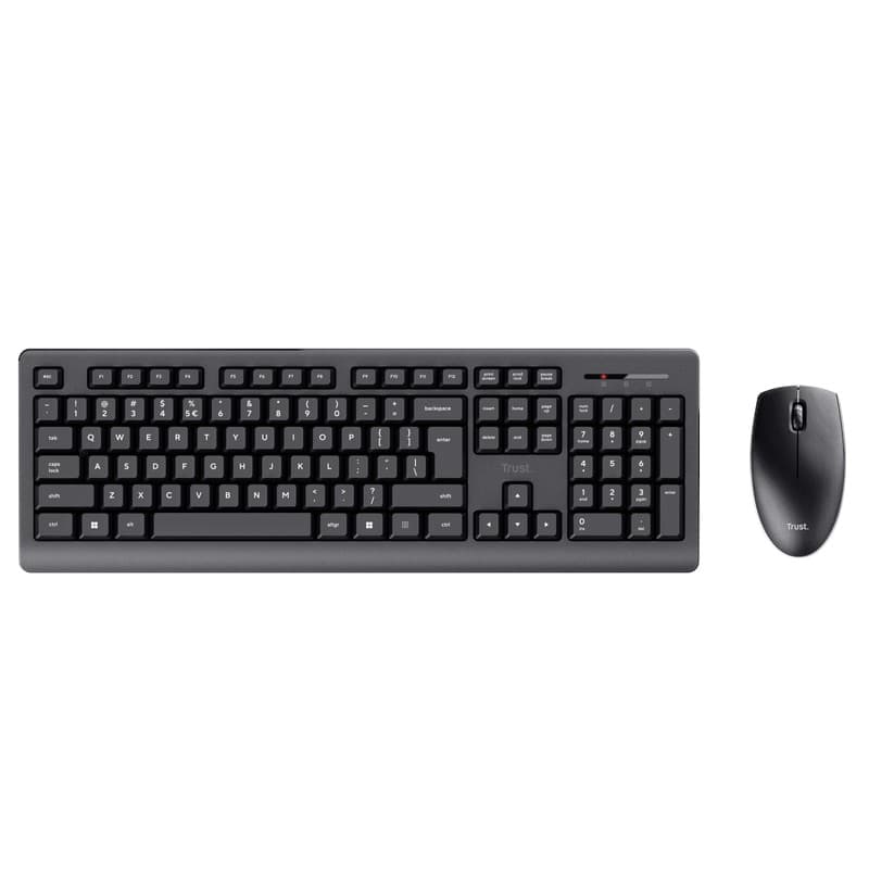Trust Primo - Wireless Keyboard and Mouse Set (Black) 4