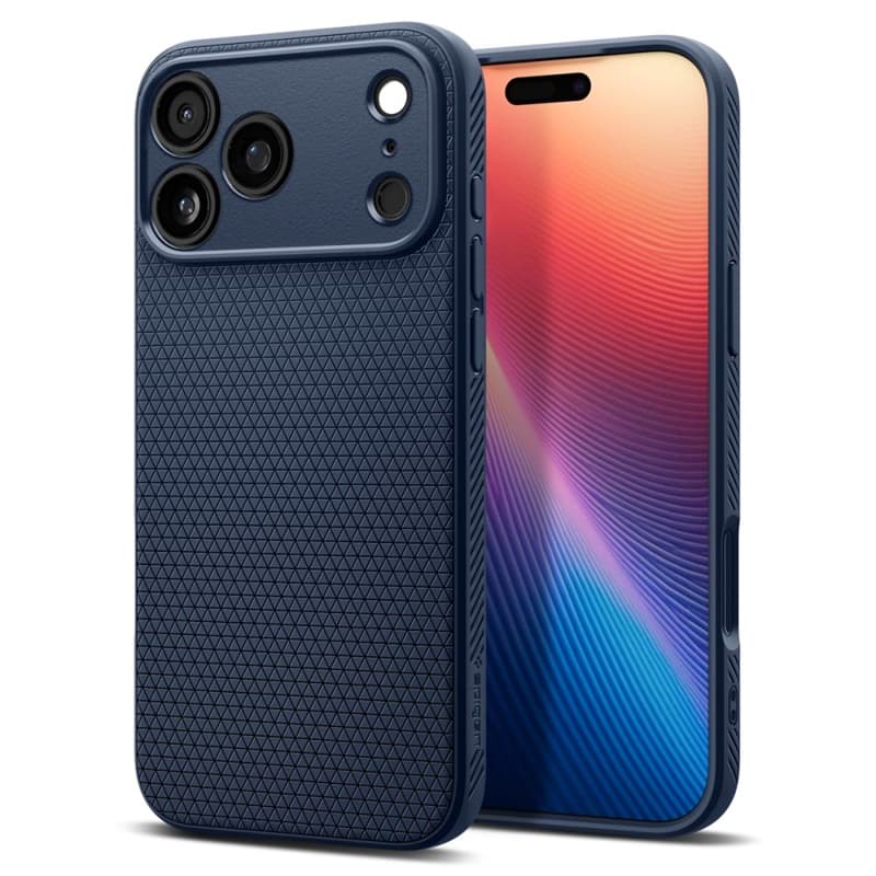 Spigen Liquid Air - Case for iPhone 17 Pro (Navy Blue) 1