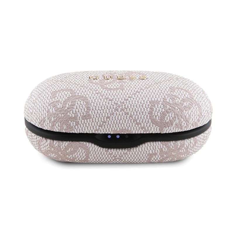 Guess 4G Metal Logo - TWS ENC Bluetooth headphones + charging case (pink) 2