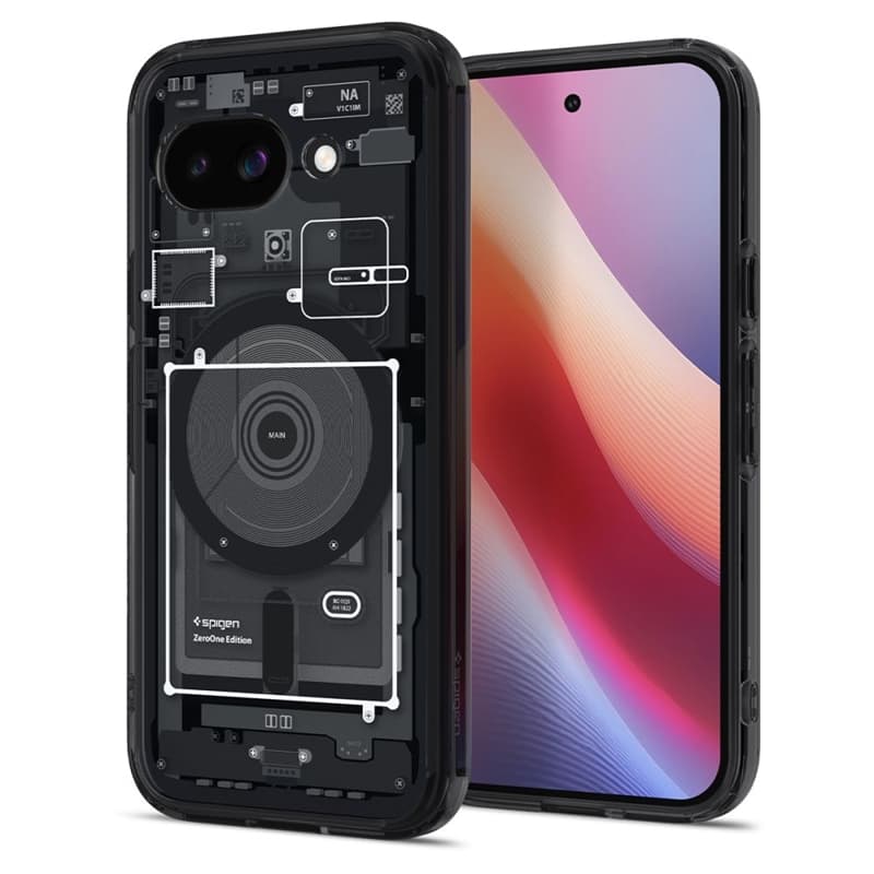 Spigen Ultra Hybrid Mag MagSafe - Case for Google Pixel 9a (Zero One Black)