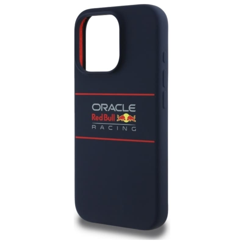 Red Bull Silicone Horizontal Logo MagSafe - iPhone 16 Pro Max Case (Navy Blue) 6