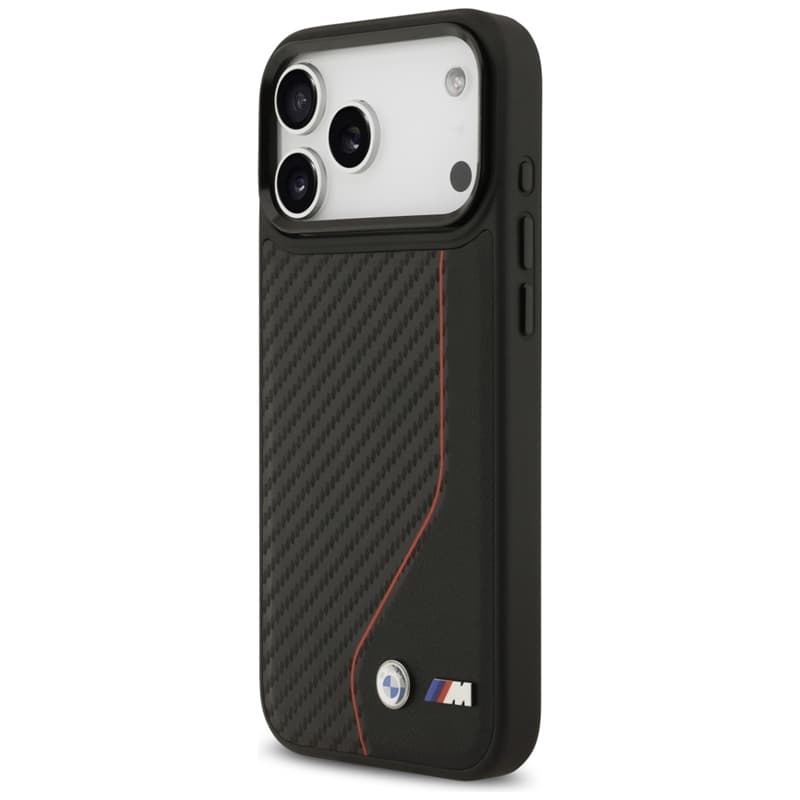 BMW M Carbon Line & Logo MagSafe - Case iPhone 17 Pro Max (red) 2
