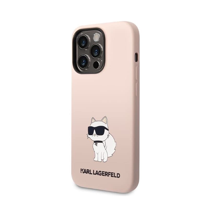Karl Lagerfeld Silicone NFT Choupette - Case for iPhone 14 Pro Max (Pink) 2