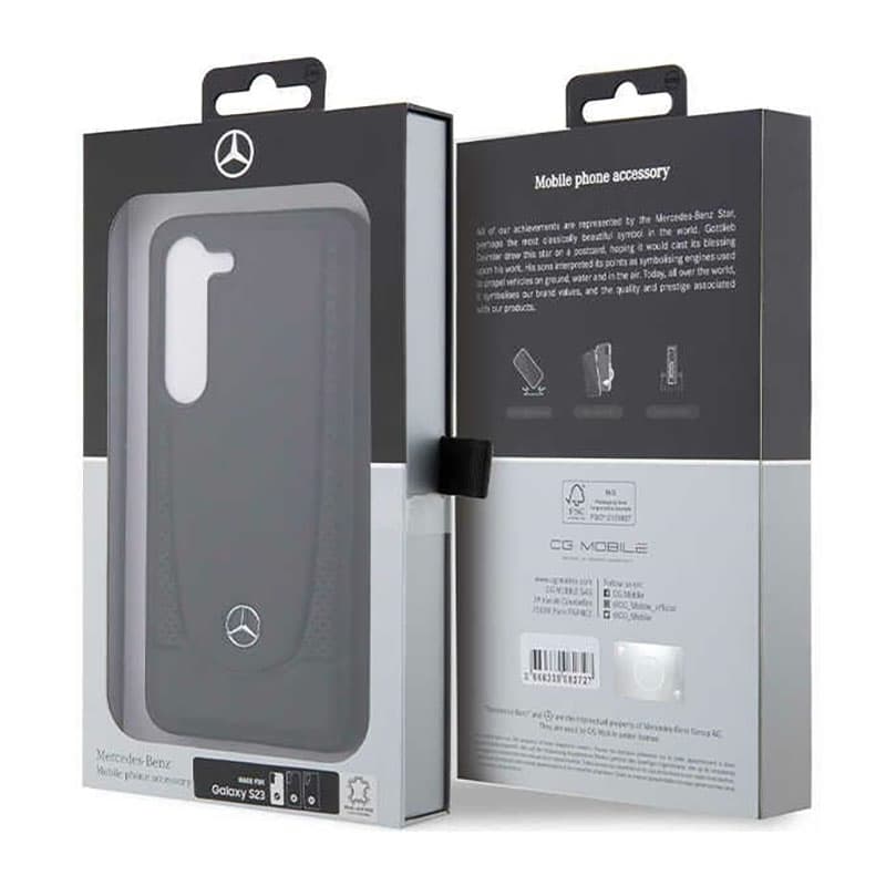 Mercedes Leather Urban Line - Case for Samsung Galaxy S23 (Black) 8