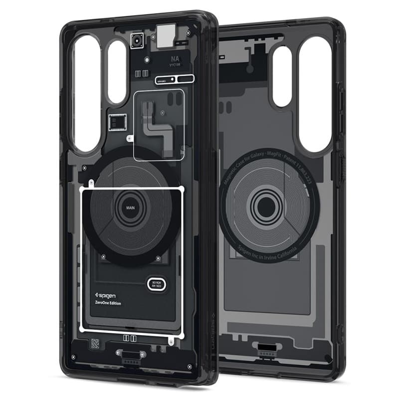 Spigen Ultra Hybrid Mag MagSafe - Case for Samsung Galaxy S25 Ultra (Zero One Black) 2