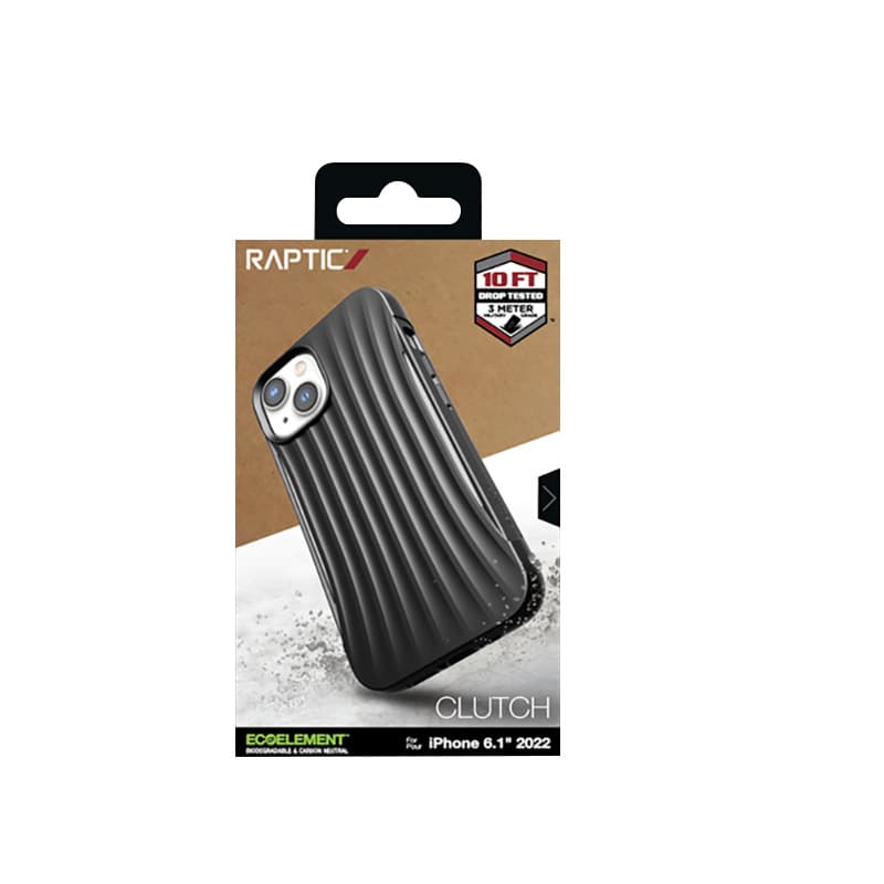 X-Doria Raptic Clutch - Biodegradable case for iPhone 14 (Drop-Tested 3m) (Black) 8