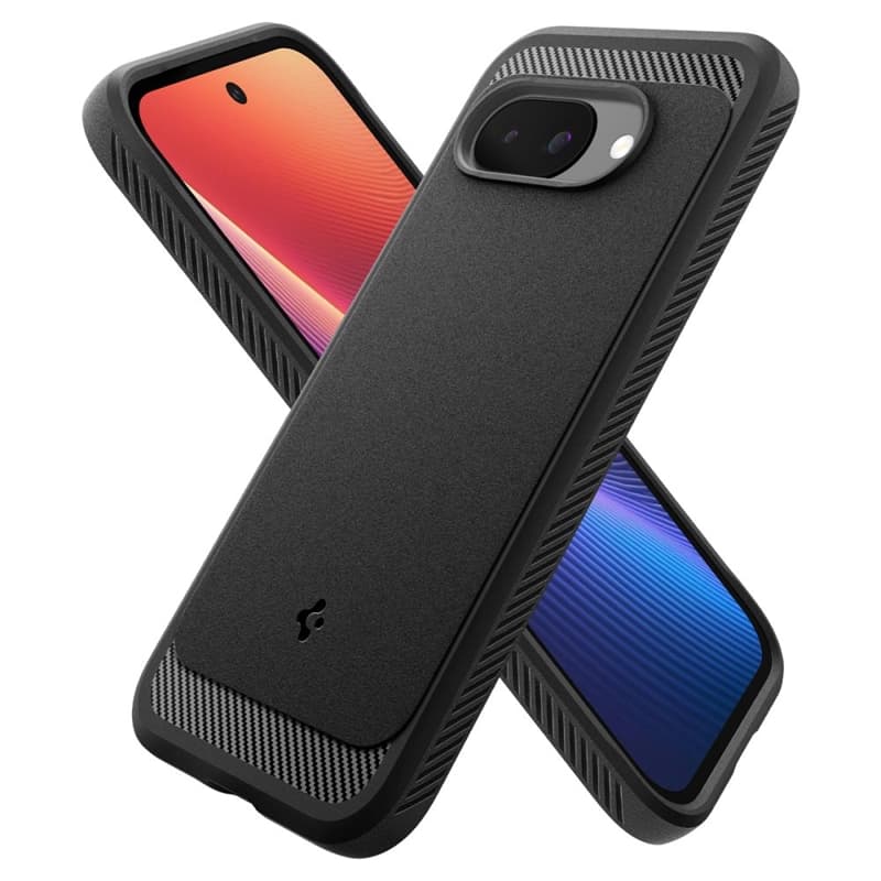 Spigen Rugged Armor Mag MagSafe - Case for Google Pixel 9a (Matte Black) 7