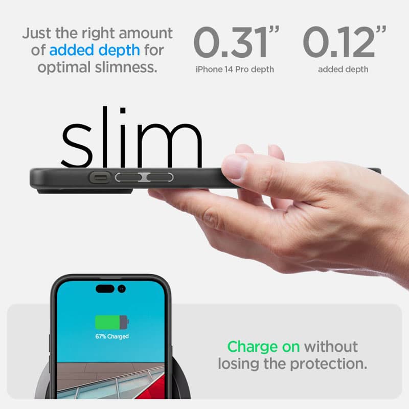 Spigen Ultra Hybrid Matte - Case for iPhone 14 Pro (Matte Black) 3