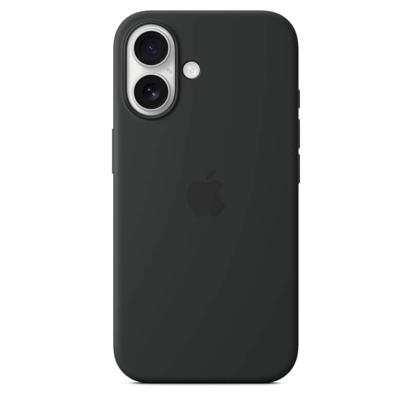Apple Silicone Case – Silicone Case with MagSafe for iPhone 16 (Black) 5