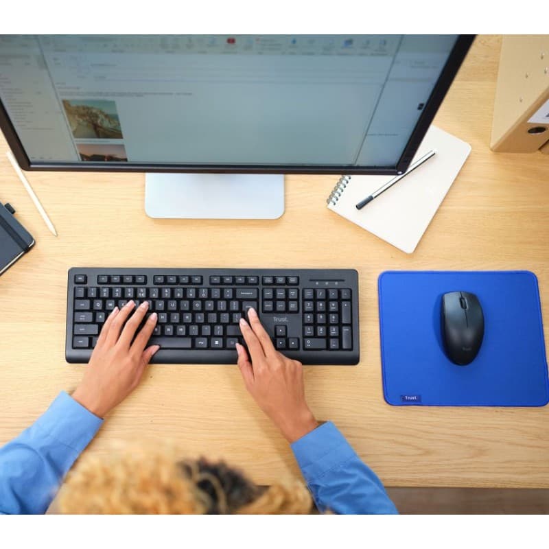 Trust Primo - Wireless Keyboard and Mouse Set (Black) 5