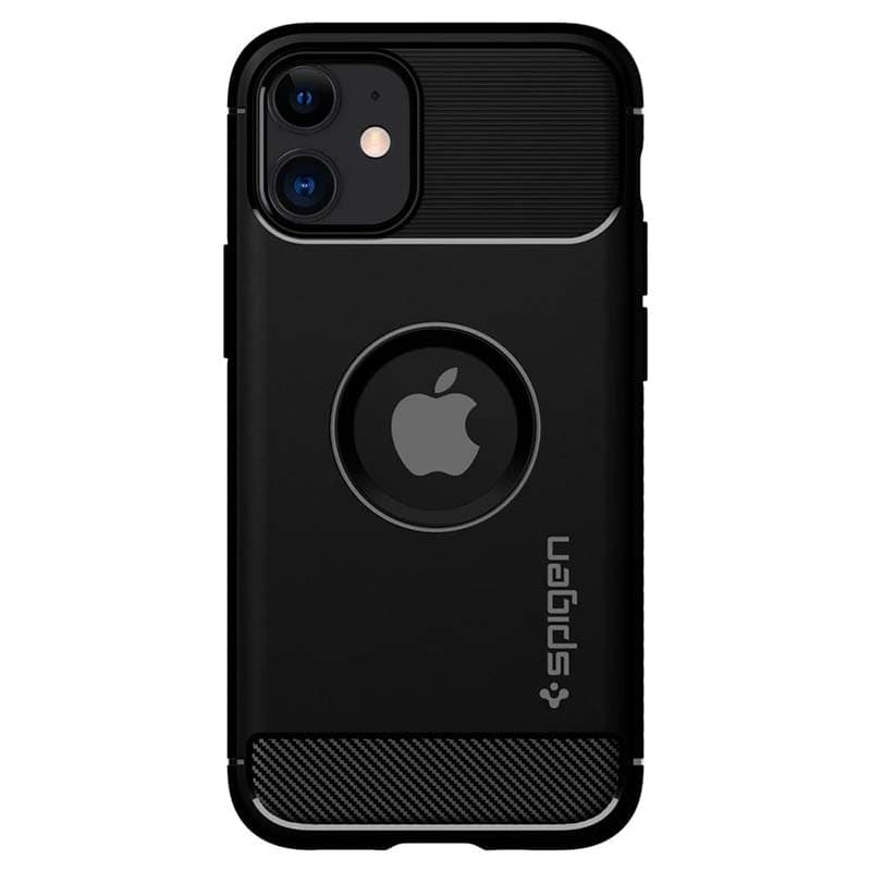 Spigen Rugged Armor - Case for iPhone 12 / iPhone 12 Pro Case (Black) 4